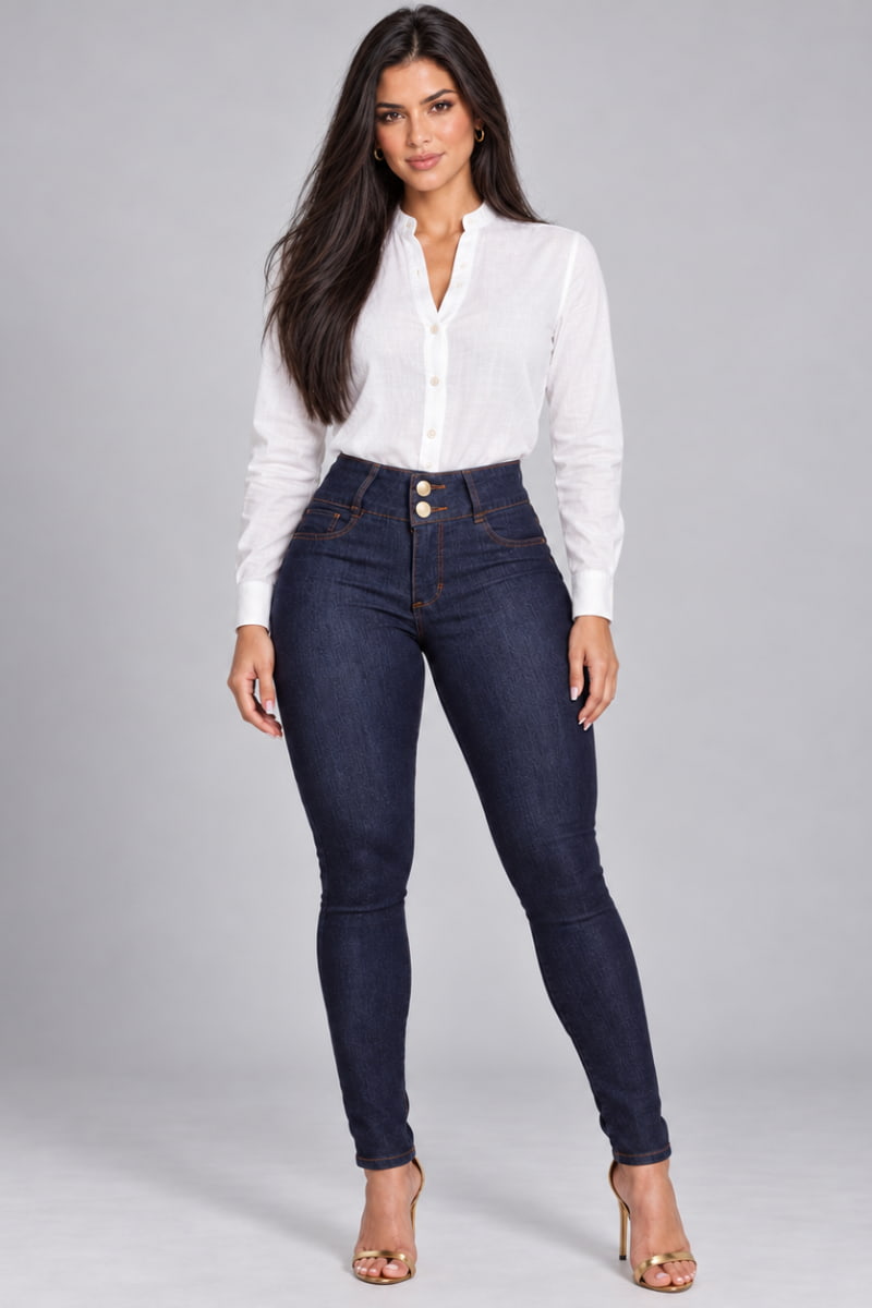 Calça Jeans Modeladora Lipo Mega Bumbum Maravilhosa - CH02