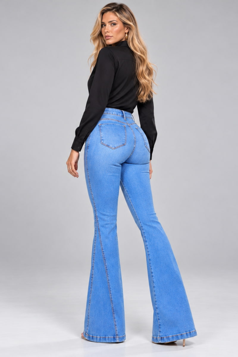 Calça Flare Modeladora Firma a Barriga - CH130