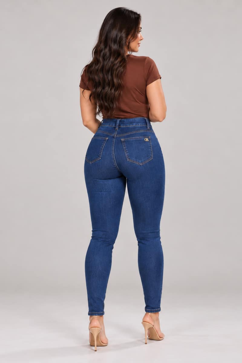 Calça Jeans Básica Com Elastano Edição Limitada CH21